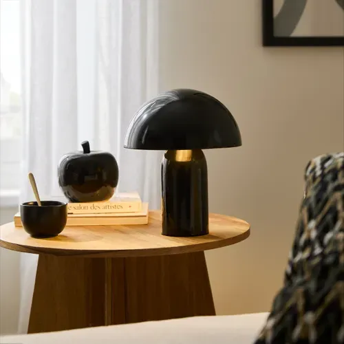 Lampe à poser H. 24,5 cm LITO Noire