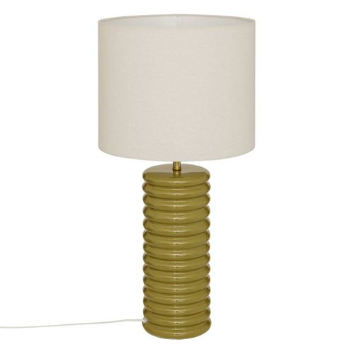 Lampe à Poser Champignon Secteur Vinus Vert Kaki H69cm