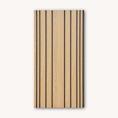 Panneau mural large 120x60 cm COLVA Naturel/Noir