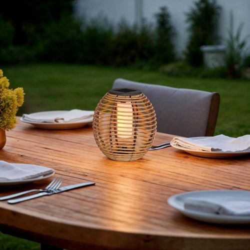 Balise Solaire D'extérieur "cuba" 65cm Beige