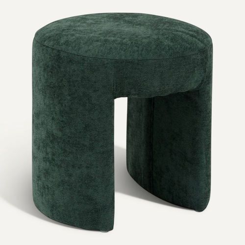 Pouf Jin D38 Cm Tissu Vert Cèdre