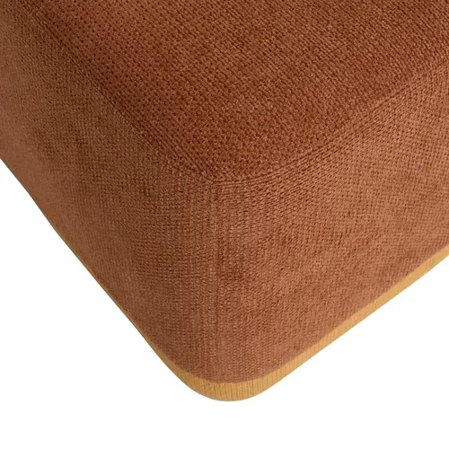 Lot de 2 poufs DOKI Ambre - ocre vue détaillée