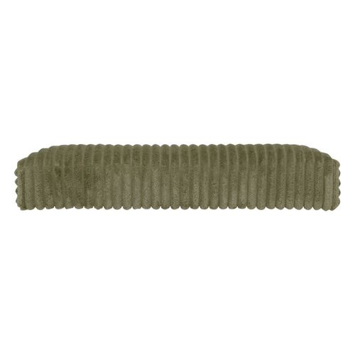 Pouf Pliant Double Arum Côtelé 76 X 38 Cm Kaki