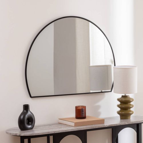 Miroir Mural Alice Noir 90x65cm