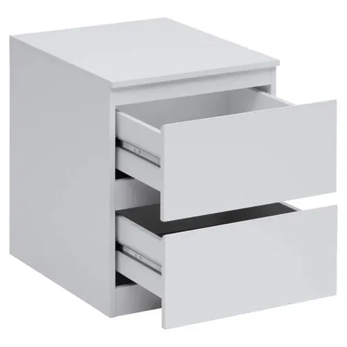 Chevet 2 Tiroirs 38 Cm Dolo Blanc 5five