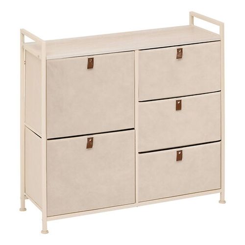 Rangement 5 Tiroirs Tissa - Beige