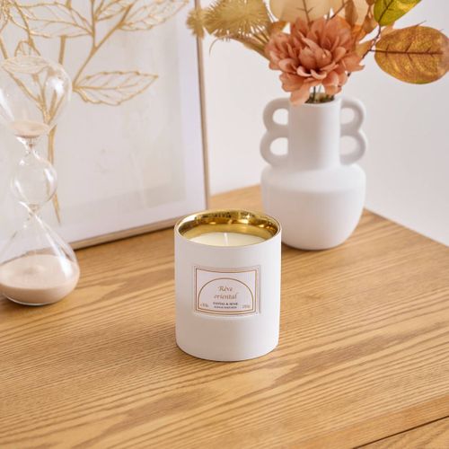 Bougie Parfumée Lucia 250g Pot Céramique Santal