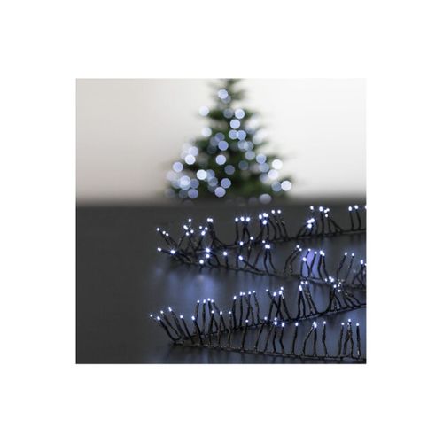 Guirlande Lumineuse Solaire Boa 664 LED Blanc Froid 10 Mètres Et 8 Jeux De Lumière