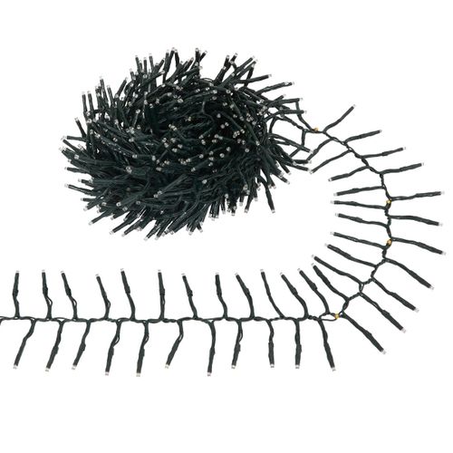 Guirlande Lumineuse Solaire Boa 664 LED Blanc Froid 10 Mètres Et 8 Jeux De Lumière