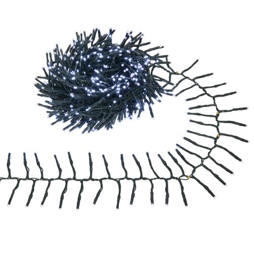 Guirlande Lumineuse Solaire Boa 664 LED Blanc Froid 10 Mètres Et 8 Jeux De Lumière