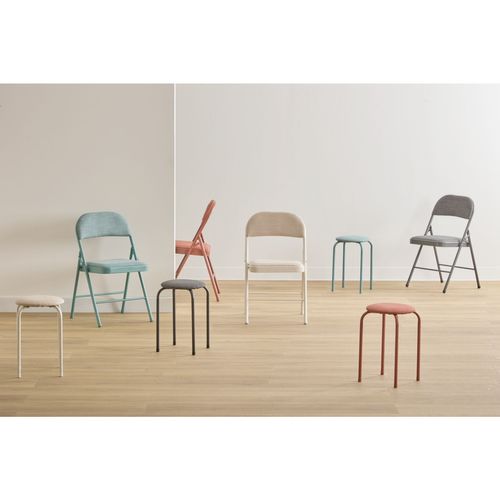Chaise Pliante En Tissu Chiné Flexy - Sienne