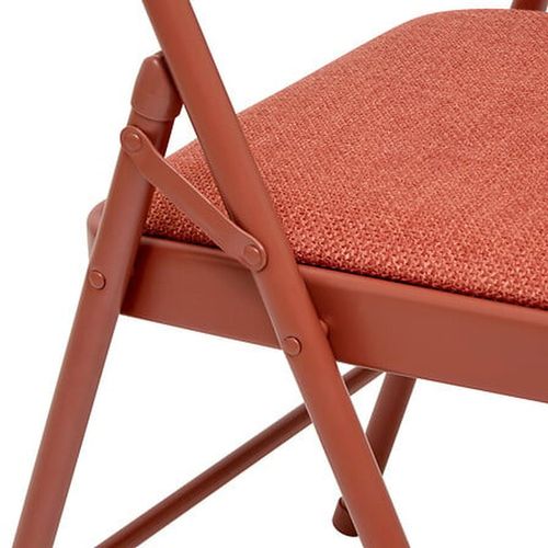 Chaise Pliante En Tissu Chiné Flexy - Sienne