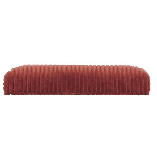 Pouf Pliant Double Arum Côtelé 76 X 38 Cm Ambre