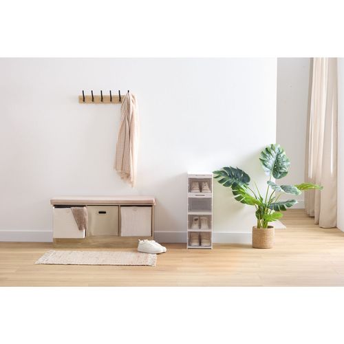 Boîte De Rangement Arche - L. 31 X L. 31 X H. 31 Cm - Beige