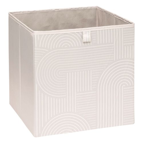 Boîte De Rangement Arche - L. 31 X L. 31 X H. 31 Cm - Beige