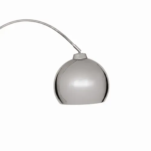 Lampadaire arc H. 177 cm FLORIS Argenté vue détaillée