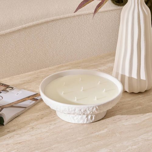 Bougie Parfumée Stony 400g Pot Céramique Vanille