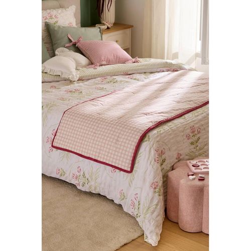 Coussin De Sol Fleur De Rose 180x60cm Vert Clair