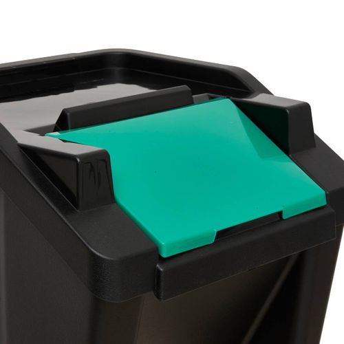 Lot De 3 Poubelles De Tri 30l