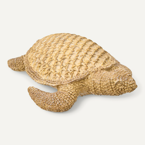 Statuette Tortue Ocea 24x18x7cm Beige