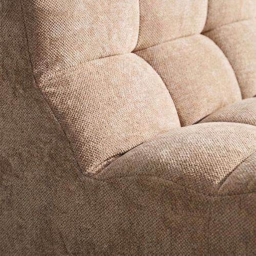 Chauffeuse compressé 1 place MIROA tissu beige vue accessoires