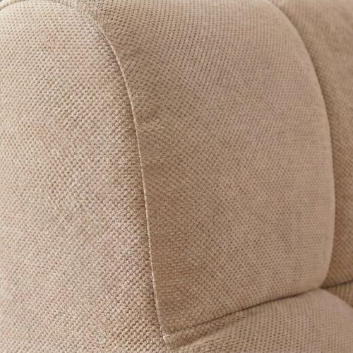 Chauffeuse compressé 1 place MIROA tissu beige vue détaillée