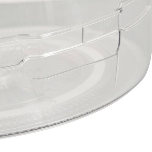 Organiseur Rotatif Smart Fridge D29cm Transparent Avec Anses
