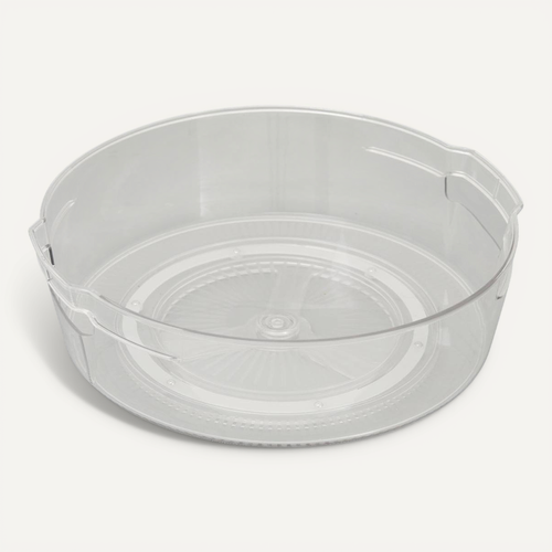 Organiseur Rotatif Smart Fridge D29cm Transparent Avec Anses