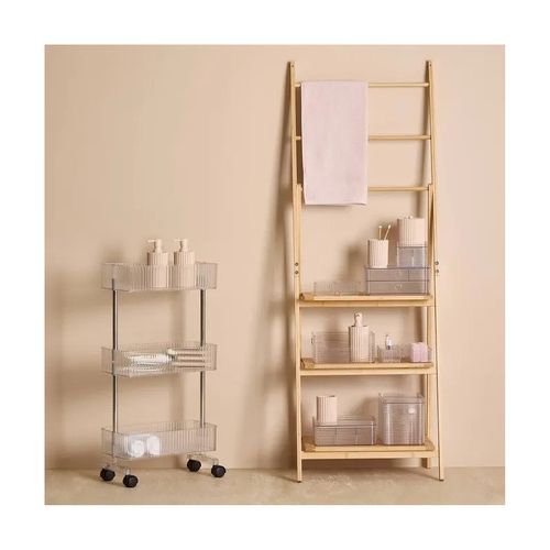Desserte 3 Niveaux Plastor 40 Cm Pet Transparent 5five