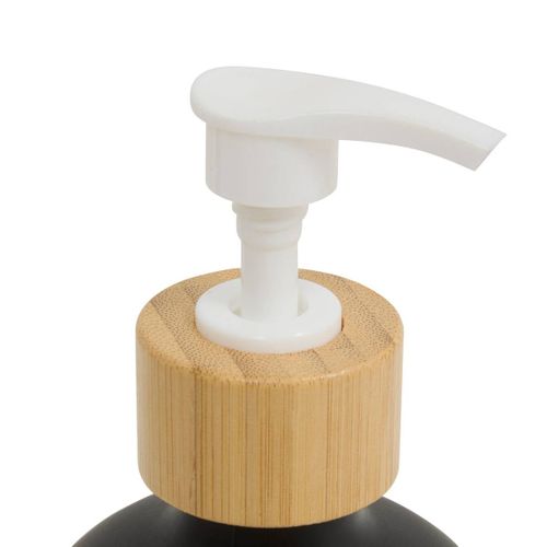 Lot De 3 Distributeurs De Savon 500 Ml Avec Plateau Bambou