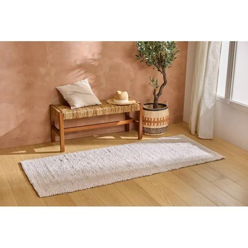 Tapis Effet Laine "volna" 80x200cm Ivoire