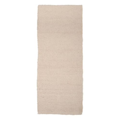 Tapis Effet Laine "volna" 80x200cm Ivoire
