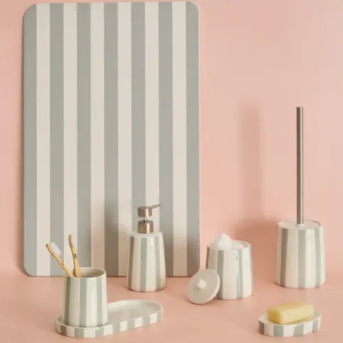 Distributeur de savon STRIO Blanc / Céladon vue d'ambiance 1