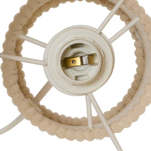 Lampe à poser ivoire H. 28 cm JOLINA Ivoire