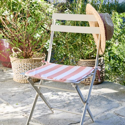 Galette de chaise 39x39 cm POOLSIDE Terracotta