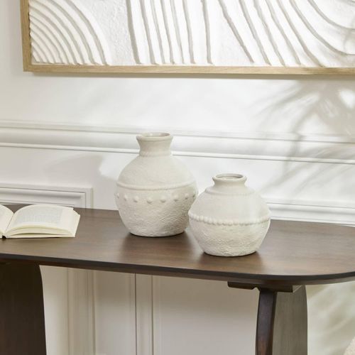 Vase Lewis H.16,3cm Blanc