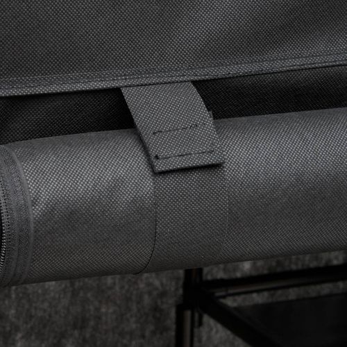 Penderie Dressy Rectangulaire 88x165cm Noir