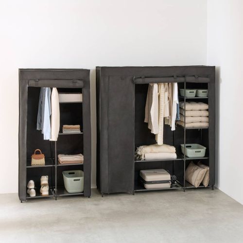 Penderie Dressy Rectangulaire 155x165cm Noir