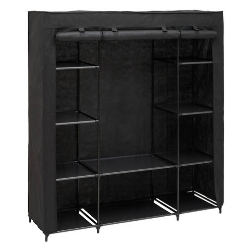 Penderie Dressy Rectangulaire 155x165cm Noir