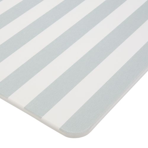Tapis salle de bain 39x60 cm STRIO Blanc / Céladon
