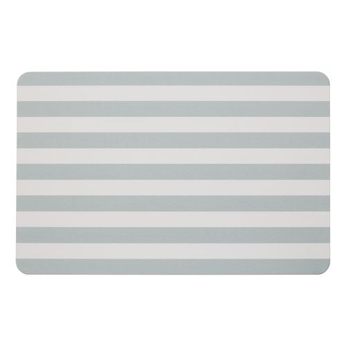Tapis salle de bain 39x60 cm STRIO Blanc / Céladon