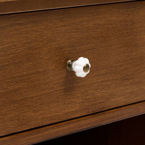 Table De Chevet 1 Tiroir Mona 40x44,5cm Marron