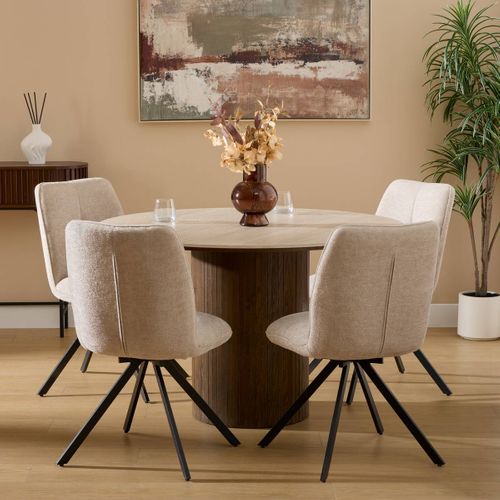 Chaise Pivotante Gira H.88cm Beige