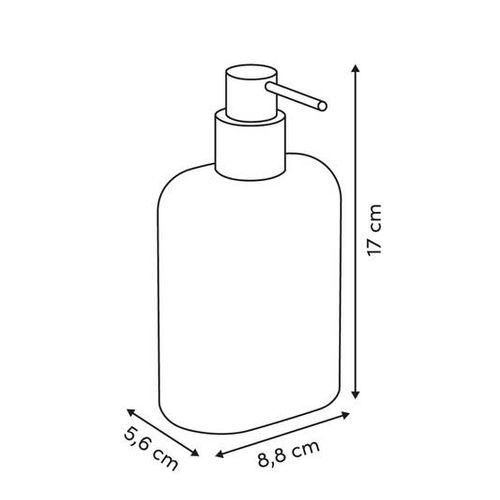 Distributeur De Savon Argileo Ovale 350ml Beige