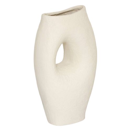 Vase Brea H.51cm Blanc