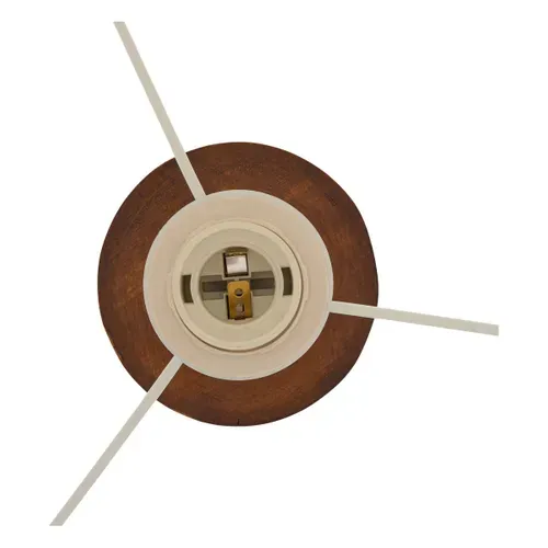 Lampadaire en bois H. 150 cm SERGIO Marron vue accessoires