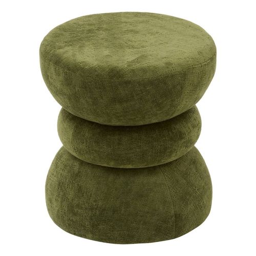 Pouf Totem Ritem H38,5 Cm Kaki Atmosphera