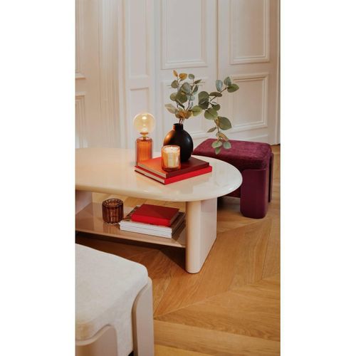 Pouf Mizar Rectangulaire 36x38cm Rouge