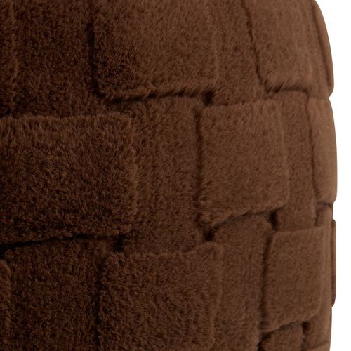Coussin Nalia Carré 45x45cm Marron