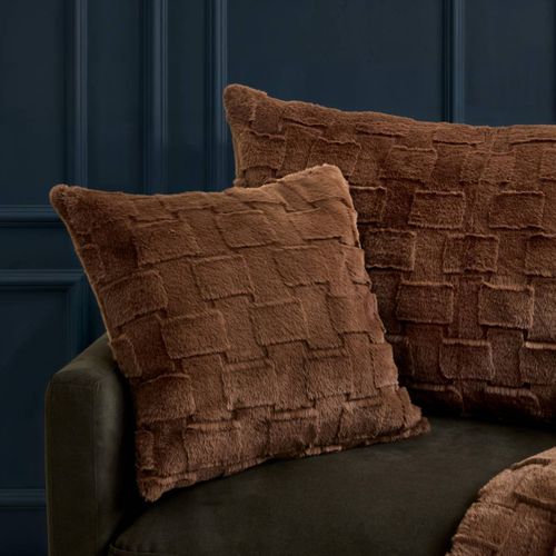 Coussin Nalia Carré 45x45cm Marron